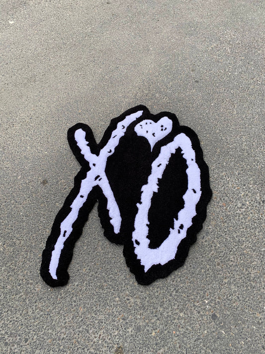 " XO " Anime Custom Design Tufting Rug Carpet